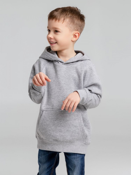 Толстовка детская Stellar Kids, серый меланж, на рост 96-104 см (4 года)