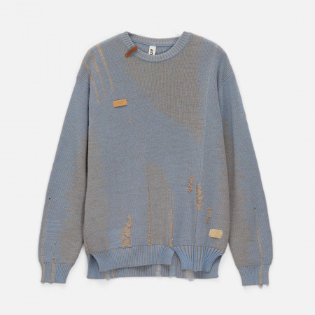 Джемпер Denim свободного силуэта на заказ, полушерсть, размер XS