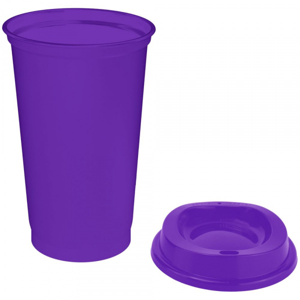 Стакан с крышкой Color Cap