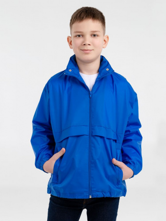 Ветровка детская Surf Kids, ярко-синяя, на рост 142-164 см (12-14 лет)