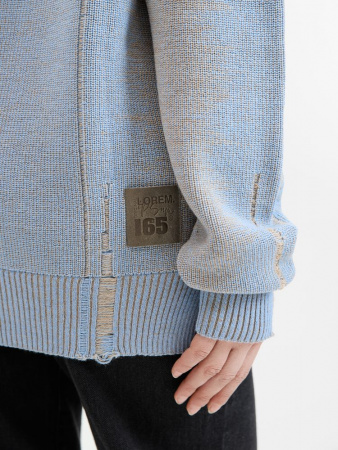 Джемпер Denim свободного силуэта на заказ, полушерсть, размер XS